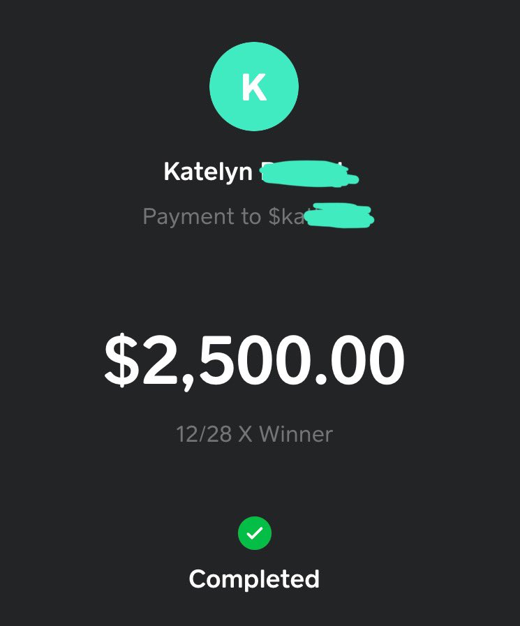 Anyone else need $2,500? 😎