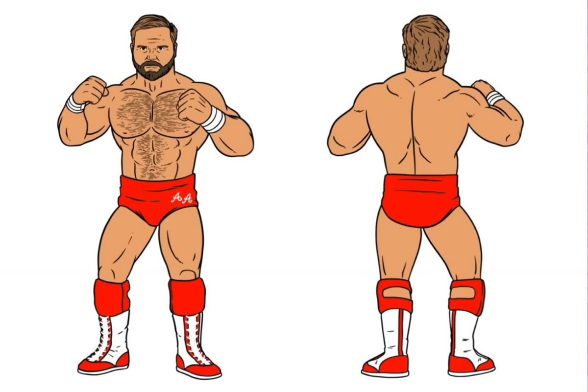 80_wrestling's tweet photo. The Major Wrestling Figure Podcast revealed new design pics for Series 11 Big Rubber Guys, Missy Hyatt w removable skirt, Arn Anderson &amp; Tully Blanchard. Vote on thread above for your favorite design https://t.co/R0EmxfnohI