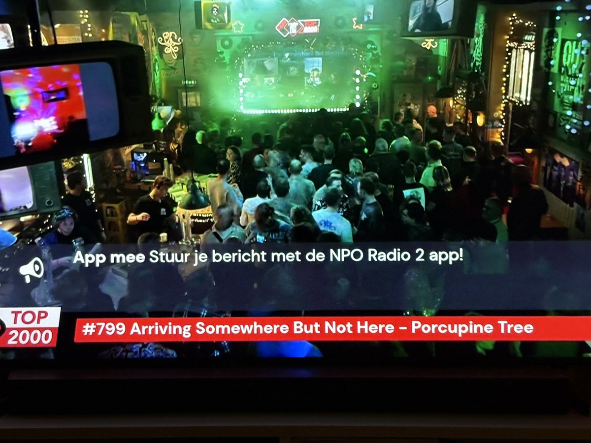 Lekker hoor! Meer dan 600 plaatsen gestegen tov vorig jaar! Porcupine Tree in de #Top2000 
Volgend jaar in de top100 🤘