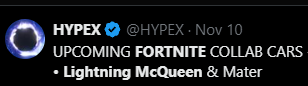ruxeyn's tweet photo. @HYPEX any news on the mcqueen skin bruh 😭 https://t.co/q6FREAfBLs