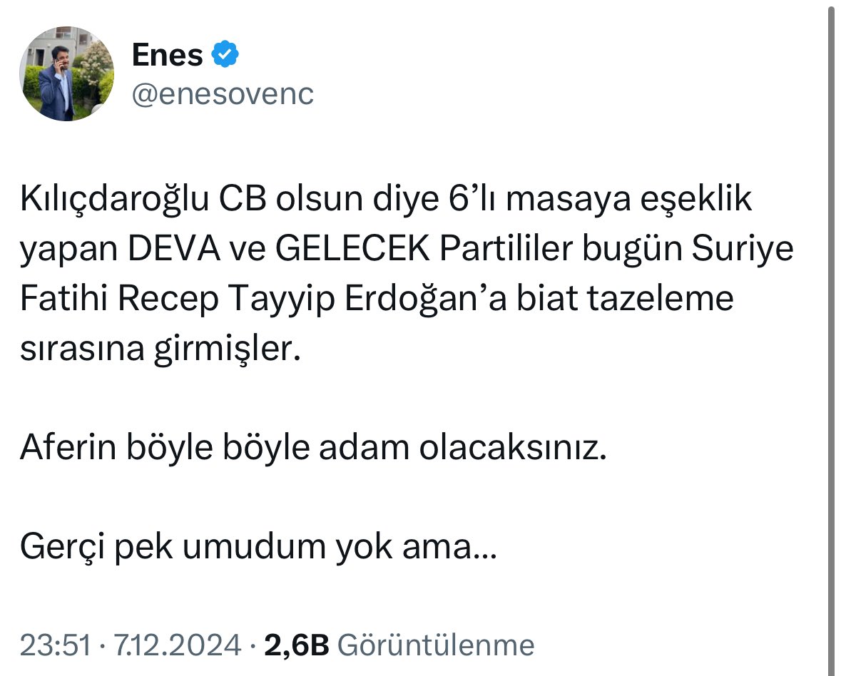 Bu kervana; 

ihanet eden ve satan Genel Başkanlar(!) da katılmış.

Görelim mevlam neyler…