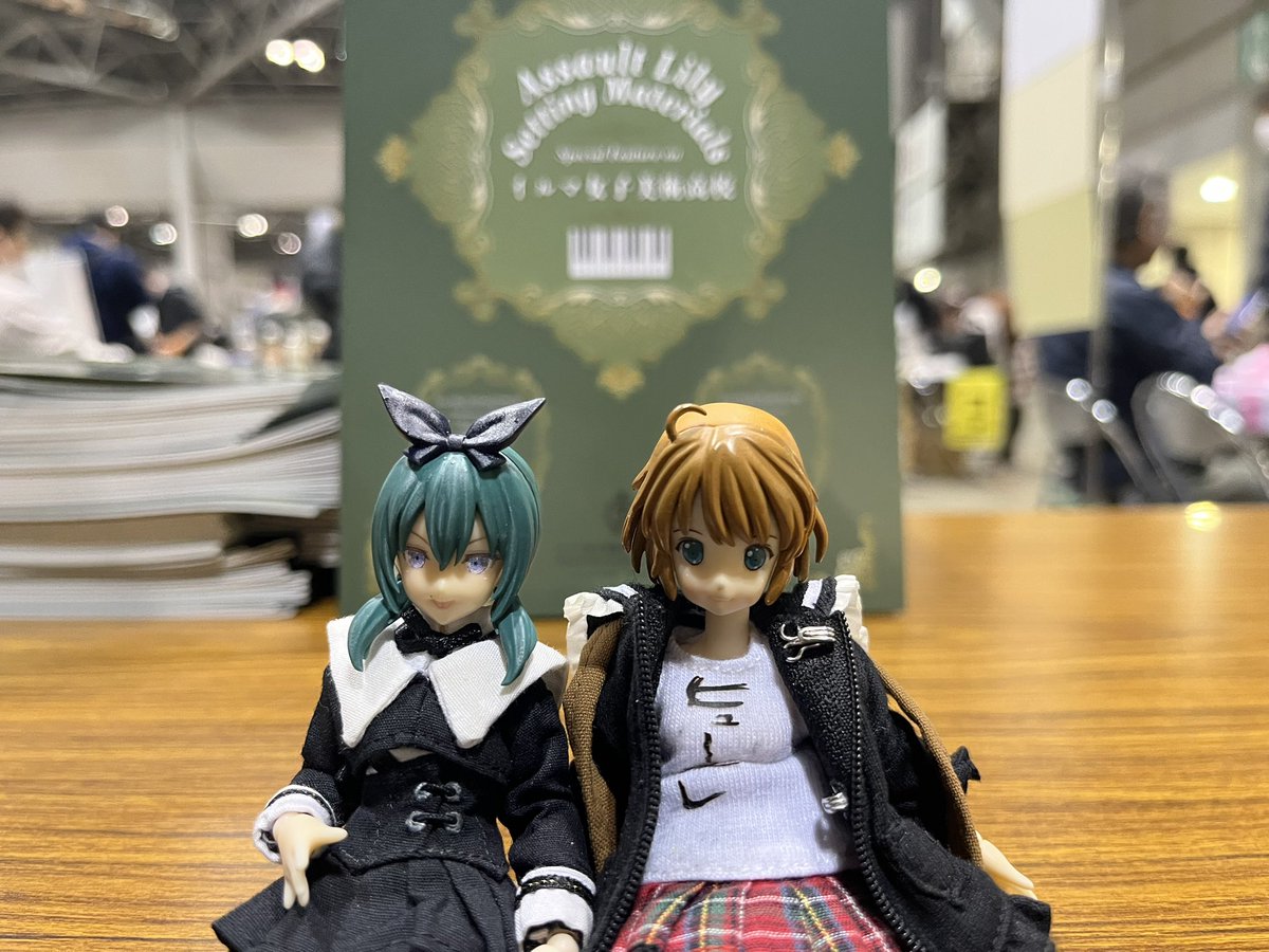 コミケ #C105 の設営完了しました！本日はよろしくお願い致します。

『acus』
12/29（日） 東サ65ab
#アサルトリリィ #イルマTBW