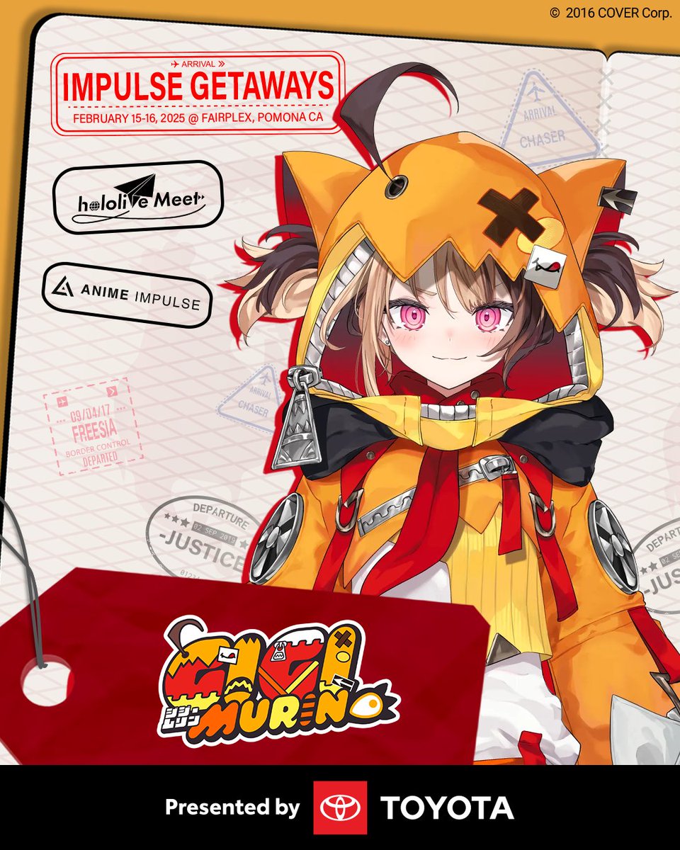 animeimpulse's tweet photo. 👧 RAFFLE AVAILABLE  👧

LET'S CUT TO THE CHASE, GREMS! ✂️🏃 Raffle registration for @gigimurin's #ANIMEImpulseLA2025 raffle is now OPEN!

Don't miss this opportunity to win the chance to see Gigi! 🧡 May this be a GG, Grems!  #hololiveMeet

🎫: https://t.co/N7aZX1w4QE https://t.co/QoqPRBu6Yr