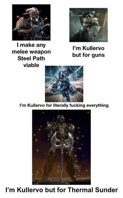 NinjaMasrer's tweet photo. Such is the power of triple dipping
#Warframe #WarframeMemes https://t.co/YzPCnrpCAk
