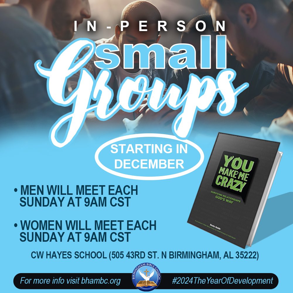 TCOWIorg's tweet photo. Jesus was born to save us from our sins.  He is the gift to this world. 🎁 

Join us tomorrow at 10:00 a.m. CST as we finish the sermon series, God’s Indescribable Gift. We will learn about the awesome gift that was given to the world. Also, small groups take place every Sunday in December at 9:00 a.m. CST in the library. Our curriculum is: You Make Me Crazy”: Surviving Our Relationships.

You can watch the in-person worship celebration on our church's Facebook page, Bham Bible Church formerly known as the Church of the Way International, our YouTube page (bhambc), and our website, https://t.co/01c8ScXmc3. You can also watch it through the MySunday app.