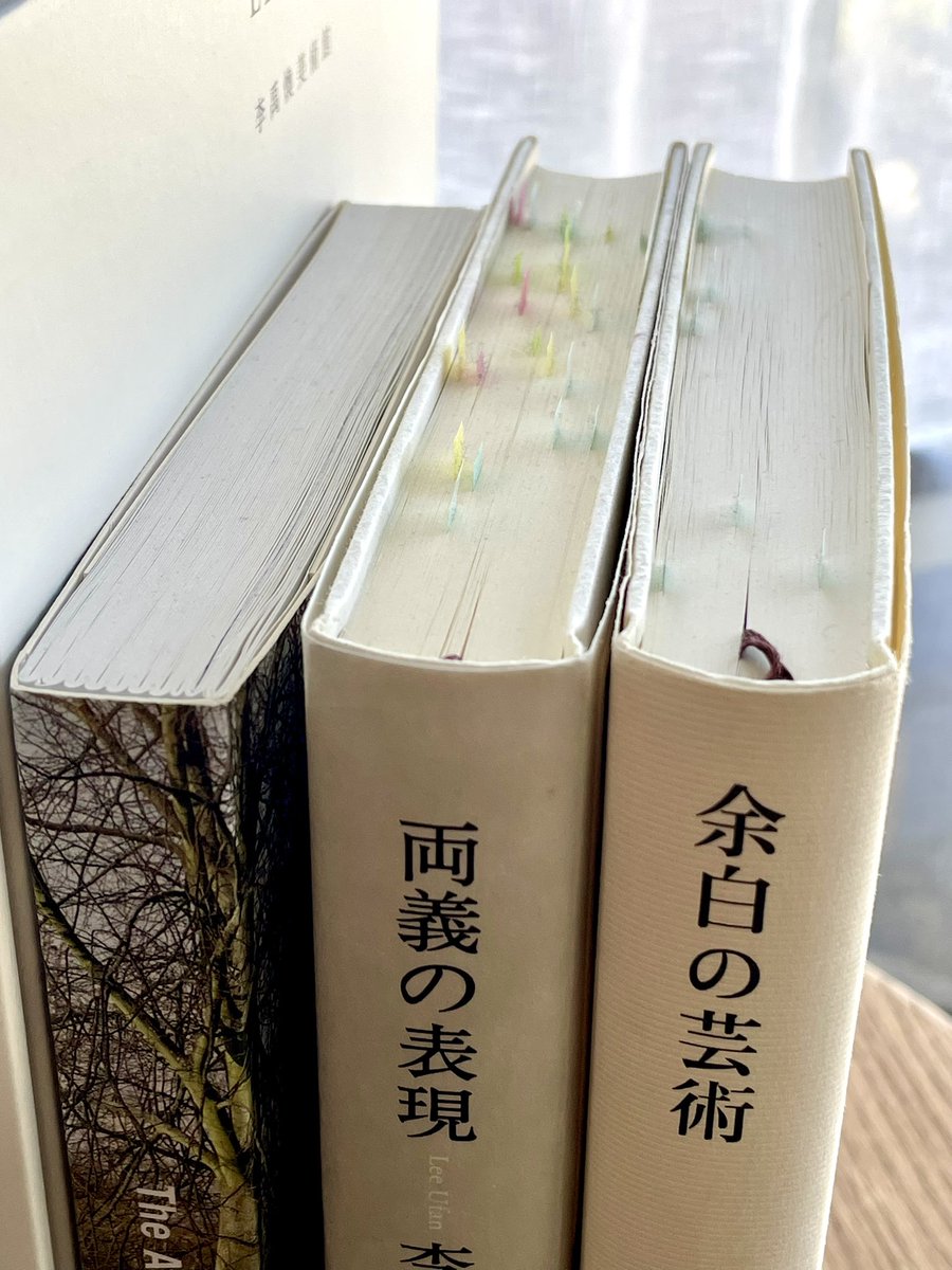 我が家の李禹煥な本たち📚

両義の表現は付箋だらけに😌