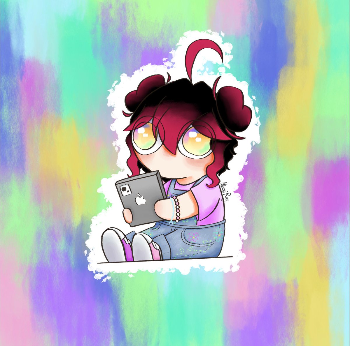 silly lil guy
#ocart #art  #artmoots #digitalart