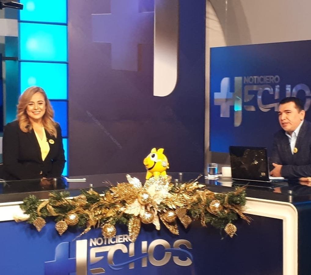 Thank you newscast for your invitation. Media united by teletonsv Together everything is possible