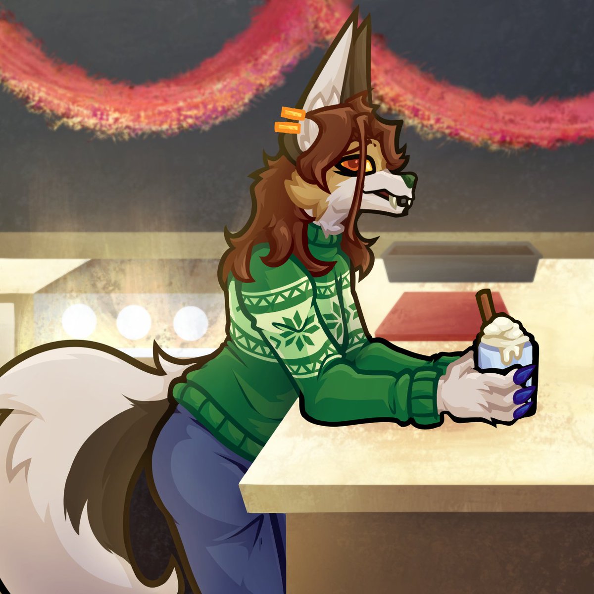 pov you distract jaco while they're preparing christmas dinner