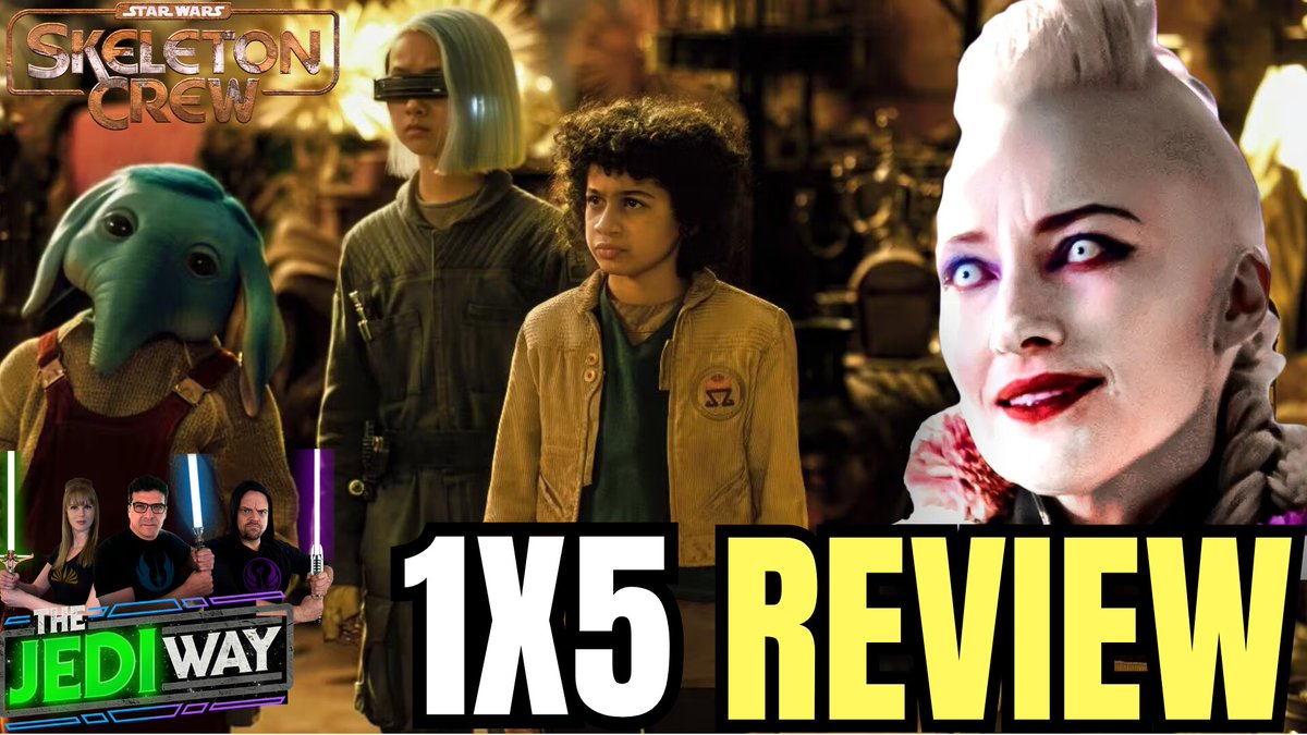 THE JEDI WAY is back with a surprise Saturday night episode!

Me, <a href="/ShutUp_Laura/">Laura Kelly</a> and <a href="/kevsmets/">Kevin Smets</a> Spoiler Review Episode 5 of #SkeletonCrew and talk that huge and unsettling ending. PLUS we talk the budget for Andor S2 with a classic Smets rant on it!

📺 youtu.be/20TkH2AIVE0