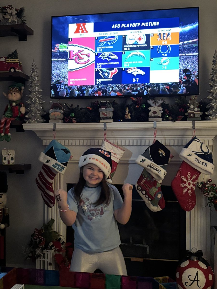 Nothing better than an OT Bengals win on your birthday 🎉 #WHODEY #happy6thbirthday