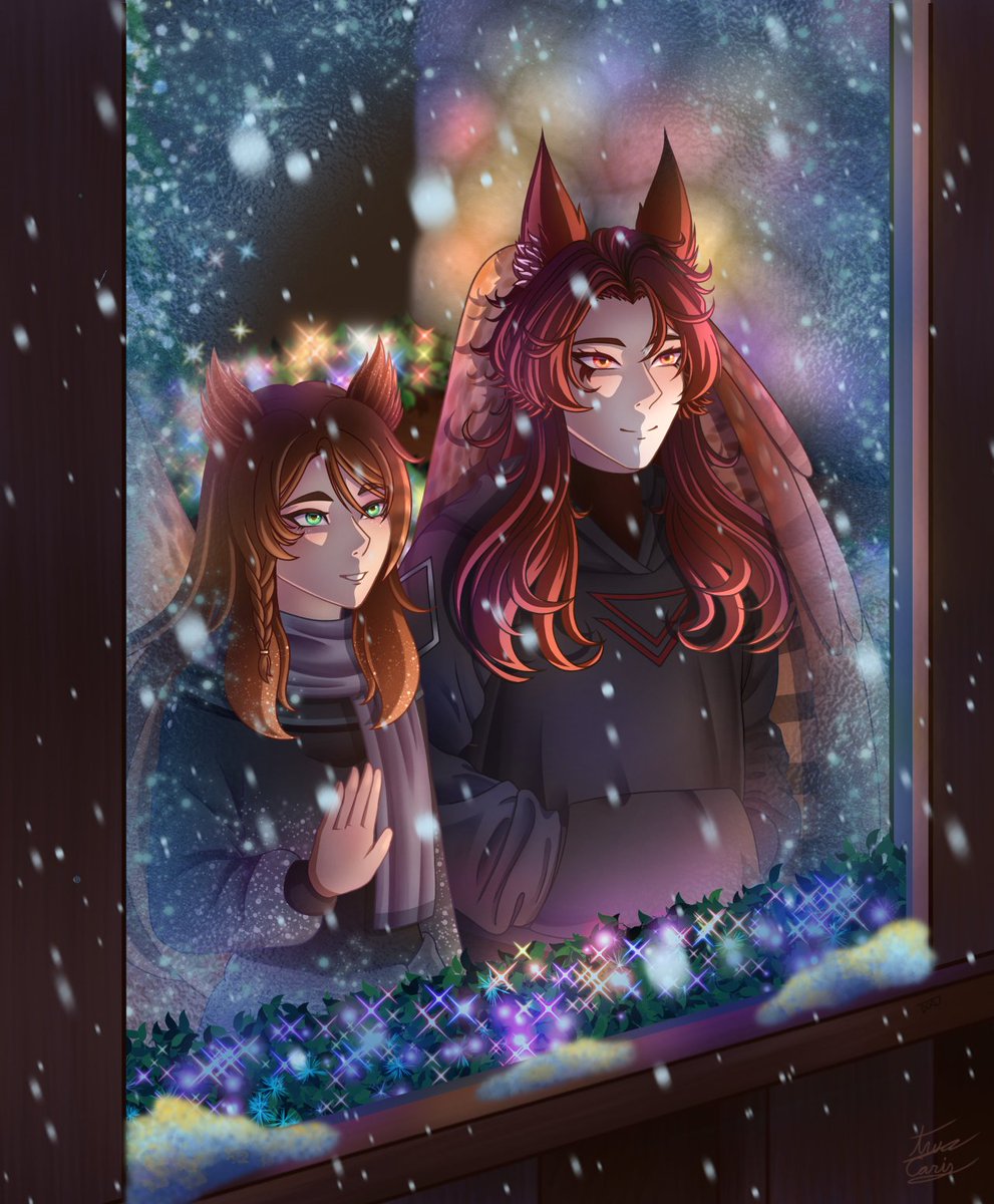 AnyaTheOwl's tweet photo. The most beautiful nights are the ones filled with colourful lights and snow
#Vulpaint https://t.co/GoAWNlYnzt