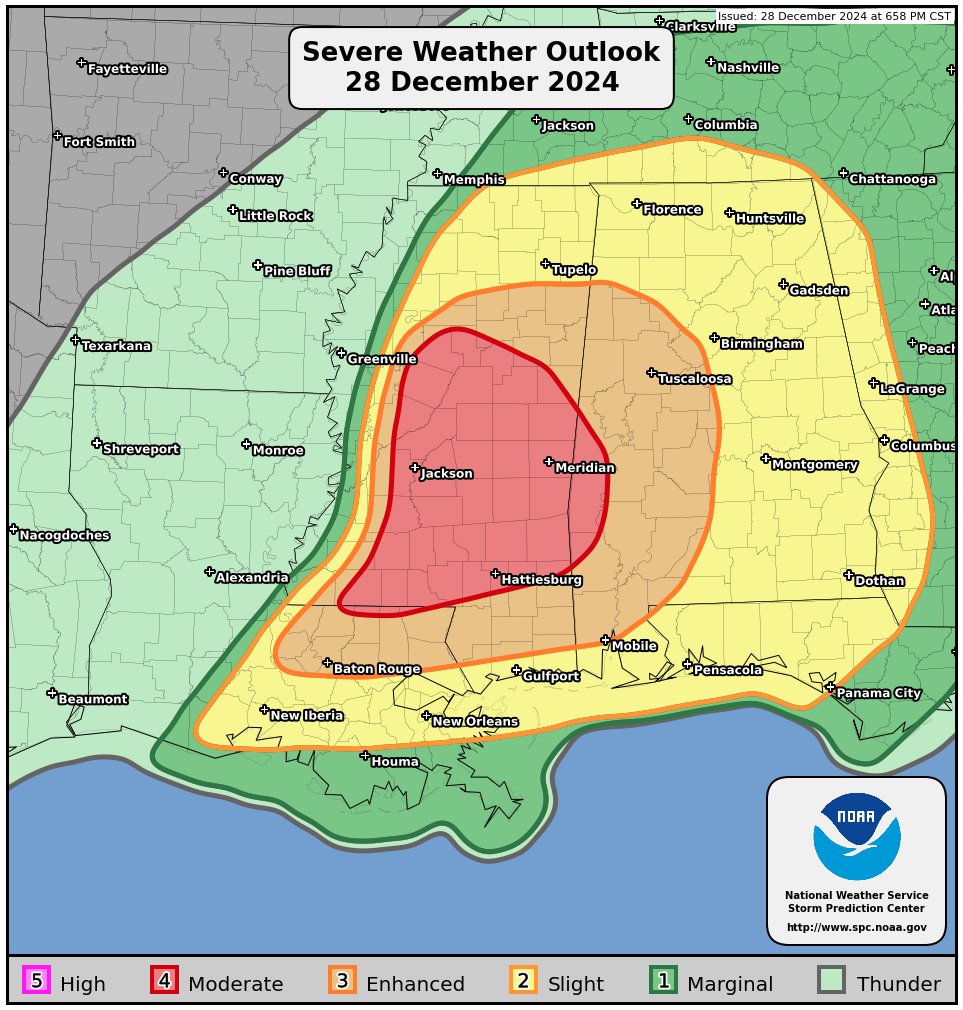 NWS Storm Prediction Center tweet media