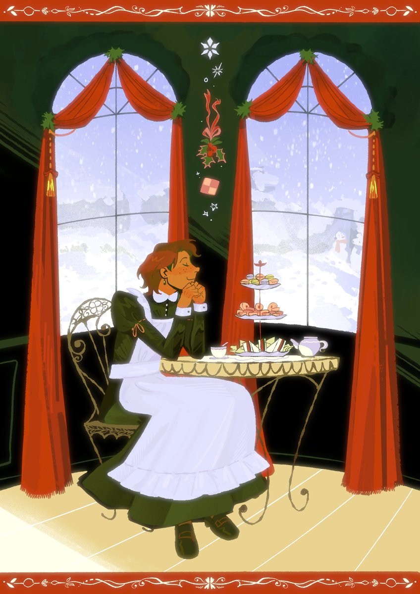 faitokie's tweet photo. holidays are for treats! #oc https://t.co/XiHc0n7zVG