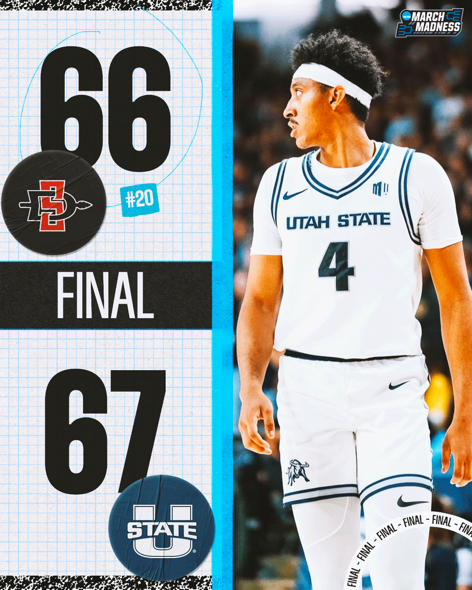 UTAH STATE STUNS NO. 20 SAN DIEGO STATE 😨

The Aggies rally from an 18-point deficit to pick up their first road ranked win since 1991 🤯