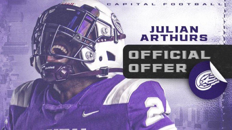 Julian Arthurs (@julianarthurs15) on Twitter photo AGTG! After a great conversation with <a href="/Coachcalexander/">Charles Alexander</a> I'm blessed to receive an offer from Capital University!
<a href="/TRod63/">Antonio Rodriguez</a> <a href="/RVSharkFootball/">Riverview Football</a> AGTG! After a great conversation with <a href="/Coachcalexander/">Charles Alexander</a> I'm blessed to receive an offer from Capital University!
<a href="/TRod63/">Antonio Rodriguez</a> <a href="/RVSharkFootball/">Riverview Football</a>