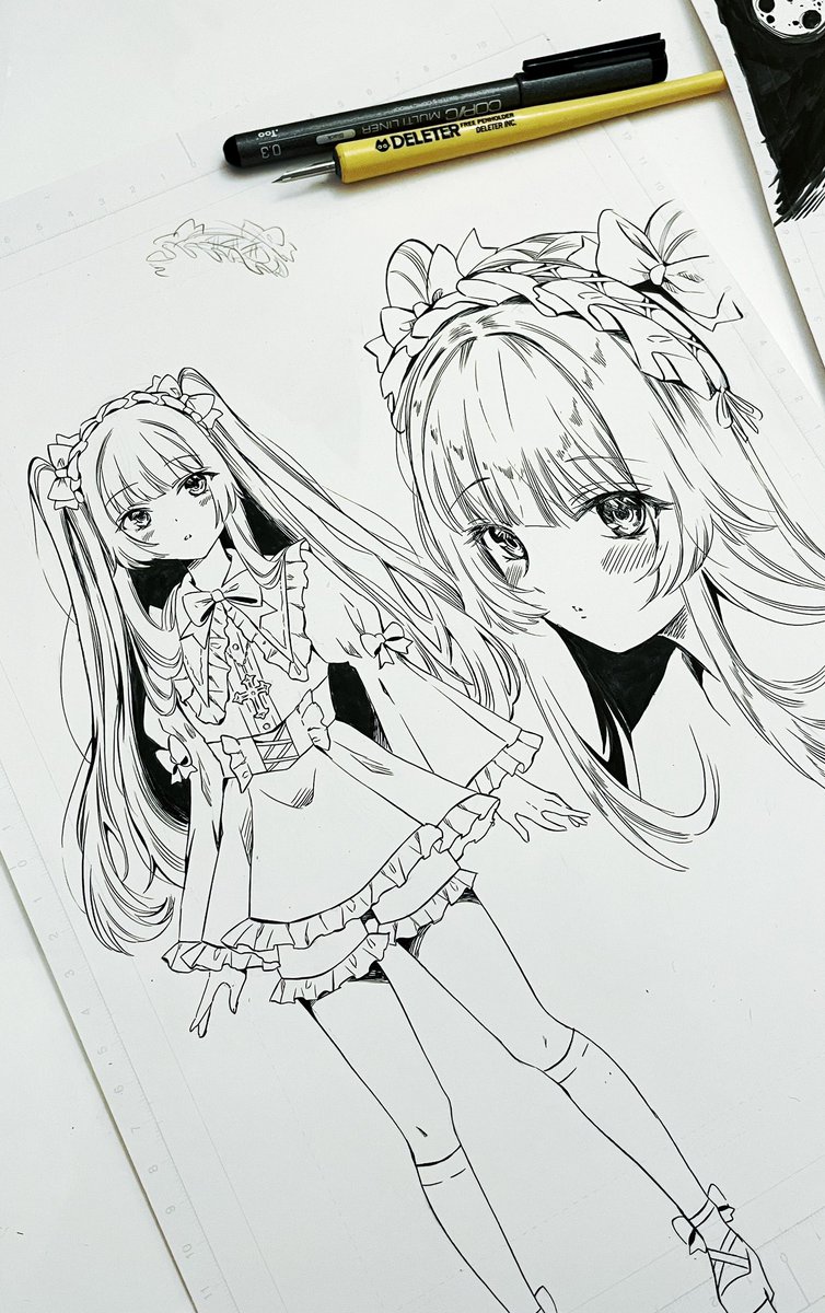 And thats it! I hope you found this thread helpful, and I hope you have fun trying out traditional manga! ✨