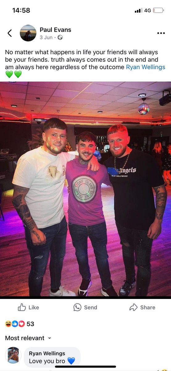 And I’ll say it again I bet you feel such a proud mate now the truth has come out Paul