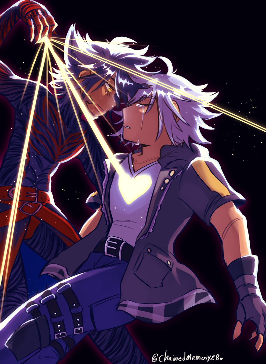 chainedmemory28's tweet photo. Borrowing.
#vaniku #rikuvani #KingdomHearts https://t.co/Rn4s2zDBzf