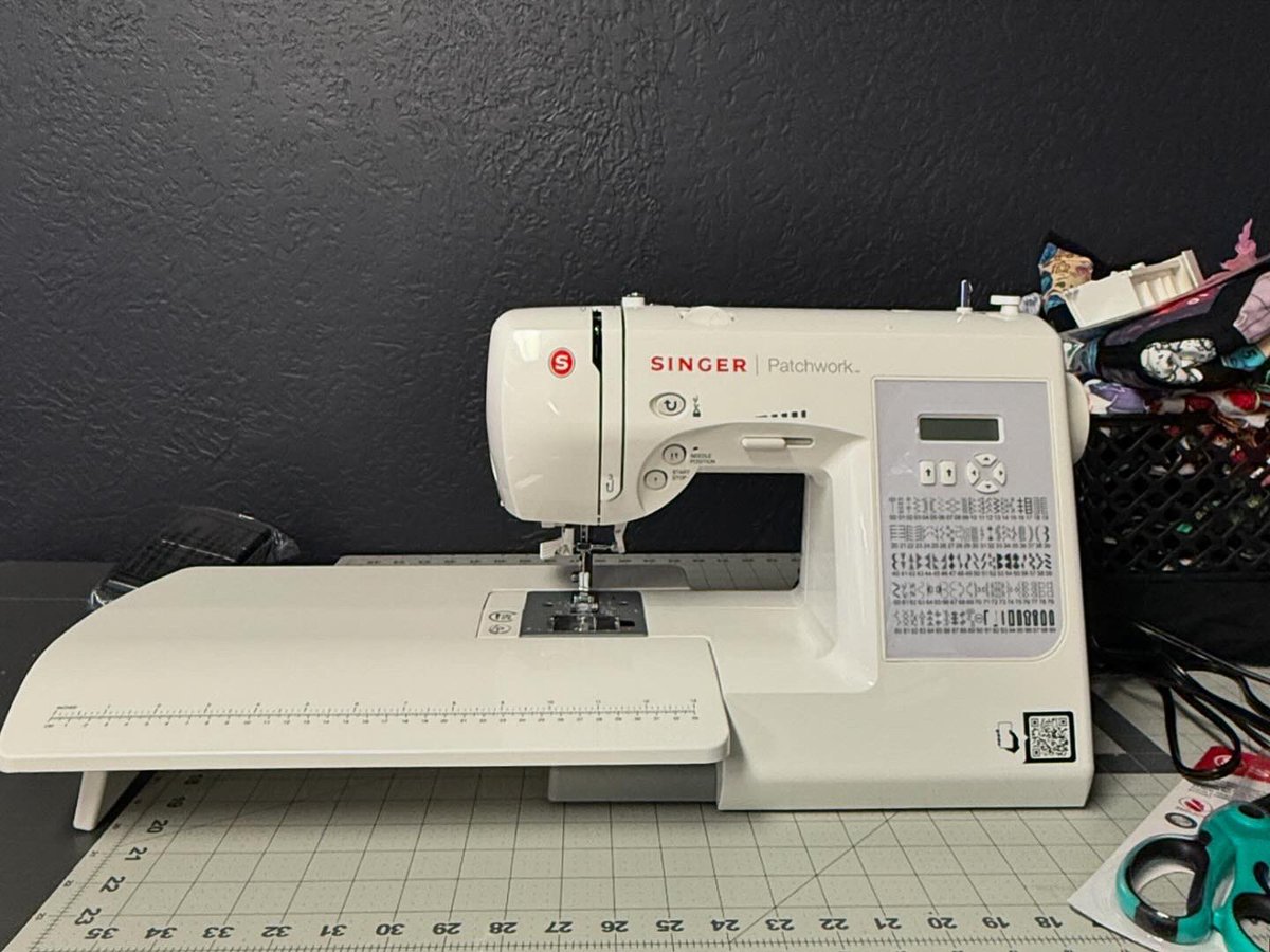 Setting a goal to finish <a href="/SteveGives/">Steve Gives</a> D&amp;D quilt that I started years and years ago and then we moved and I haven’t touched it since 😂 JoAnns was having an amazing sale so I took advantage and also upgraded my sewing machine.