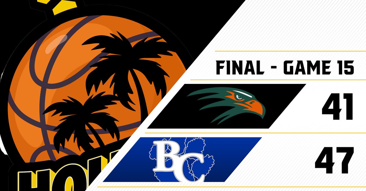GAME 15 FINAL:

The third spot in tomorrow's semifinals has been secured, as <a href="/BB_BCHS/">BCHS Boy's Basketball</a> defeats Seminole in the quarterfinal round!

Notables:
Michael Crawford (BC): 15 points
Spencer Clayton (BC): 13 points, 7 assists, 6 rebounds
Lavant Burgess (SEM): 24 points, 10 rebounds