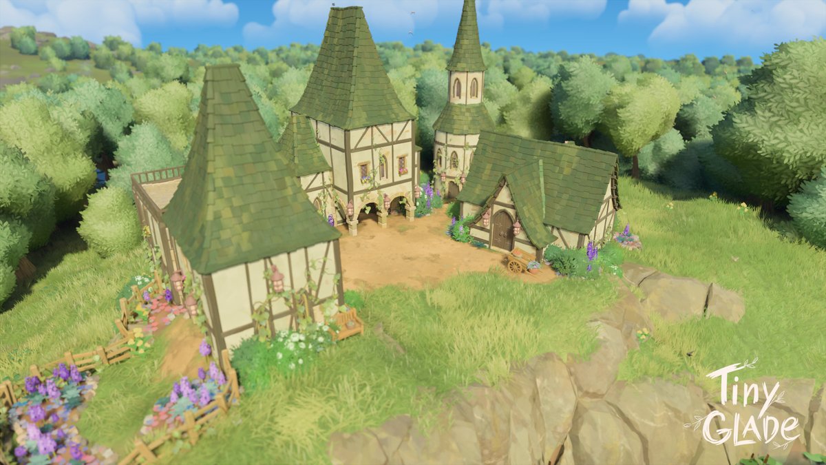 marajaden's tweet photo. #TinyDaily #TinyGlade Gnome Village - better by night https://t.co/SL7H60hsb3