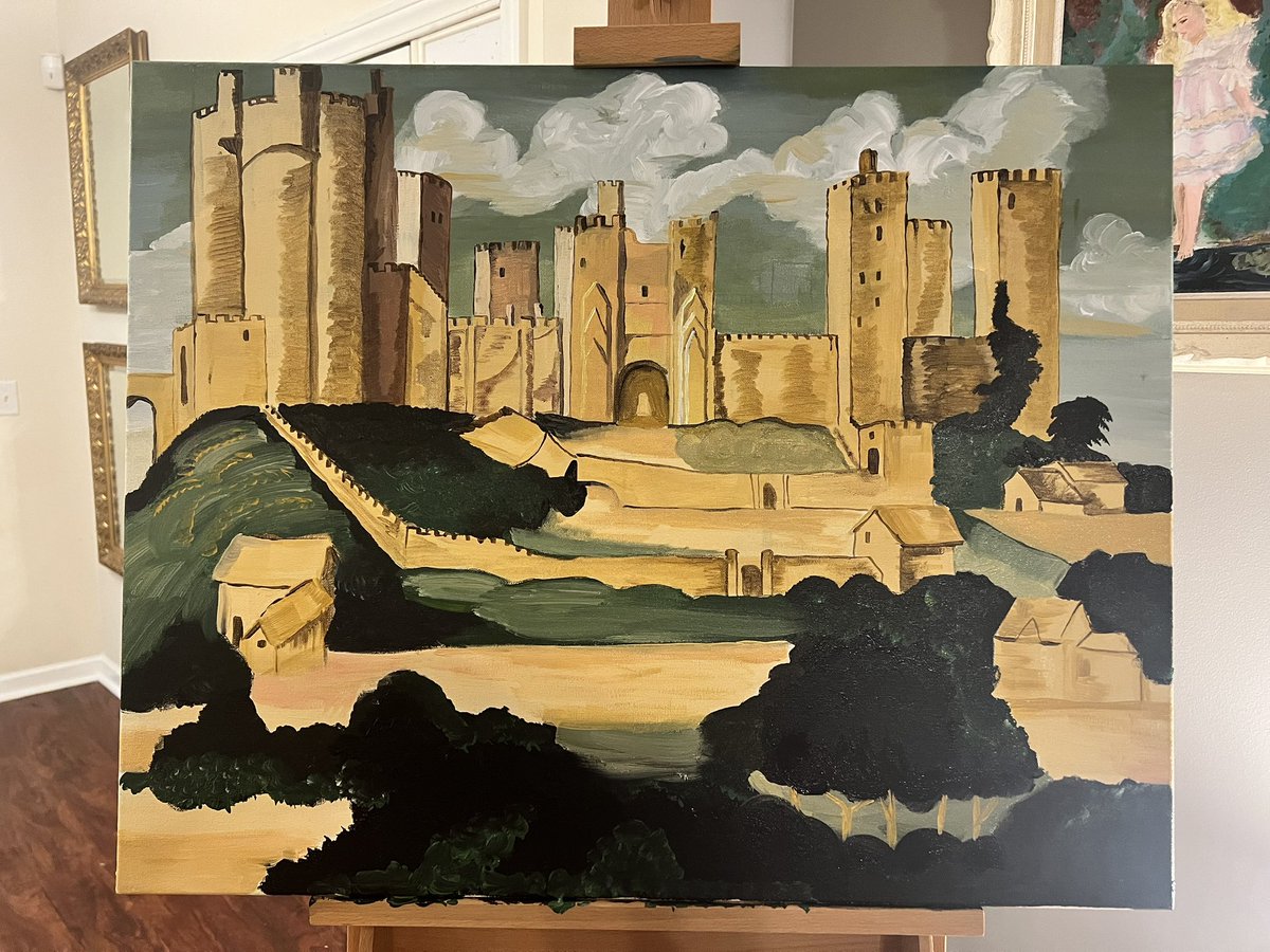ThatShakespeareLife (@thatshakespeare) on Twitter photo Well, it’s coming along. Needs details. But I want to let this layer dry first. If I get brave enough, I’ll add some tiny people. <a href="/PonteCastle/">Pontefract Castle</a> #PontefractCastle #AmPainting Well, it’s coming along. Needs details. But I want to let this layer dry first. If I get brave enough, I’ll add some tiny people. <a href="/PonteCastle/">Pontefract Castle</a> #PontefractCastle #AmPainting