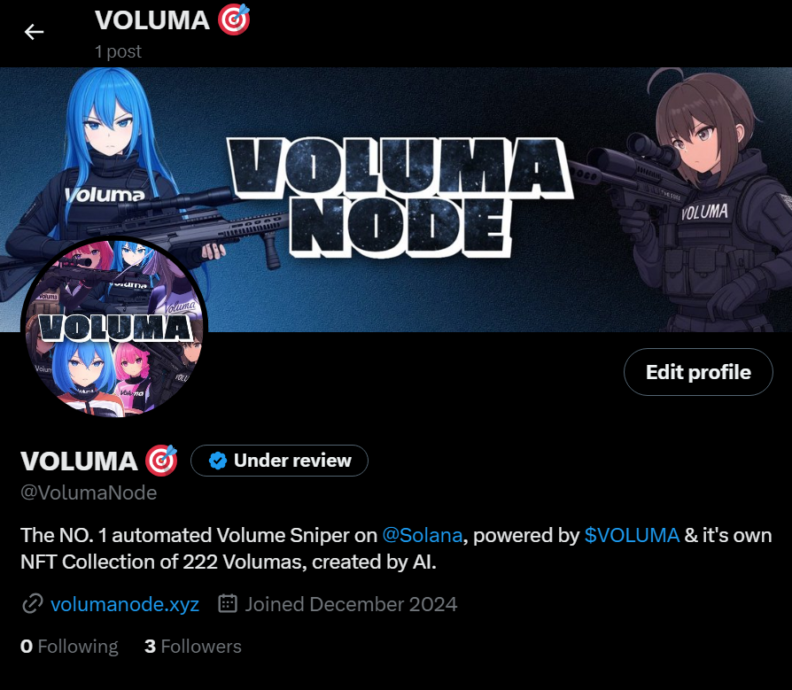 VolumaNode's tweet photo. Just applied for our @X @Premium+ Verification. 👀 https://t.co/ZLEXs2NrYc