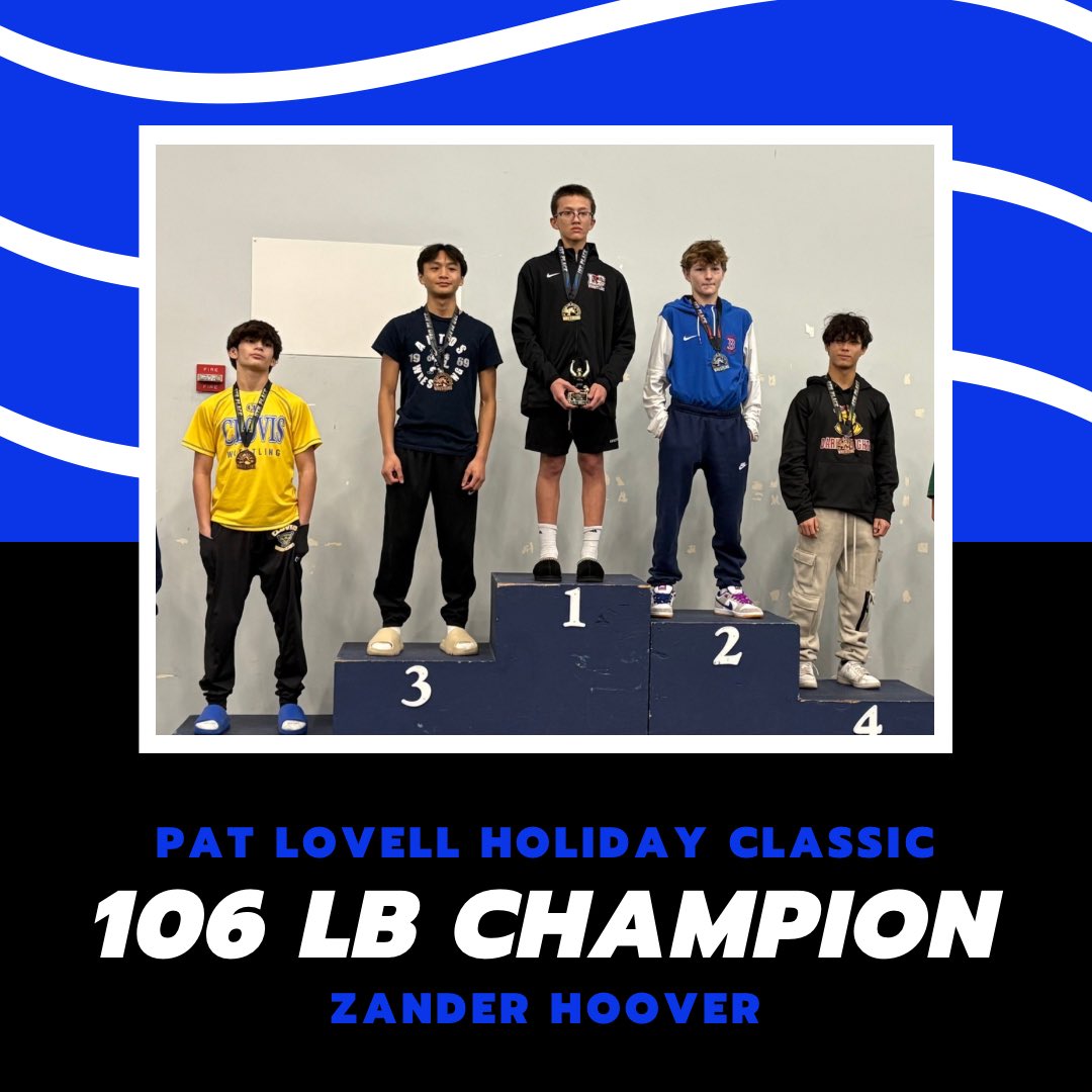🚨 Zander Hoover finishes the Pat Lovell Holiday Classic with 4 pins &amp; a technical-fall in the finals to claim 1st‼️

The #Cardinals finish 16th out of 60 teams.