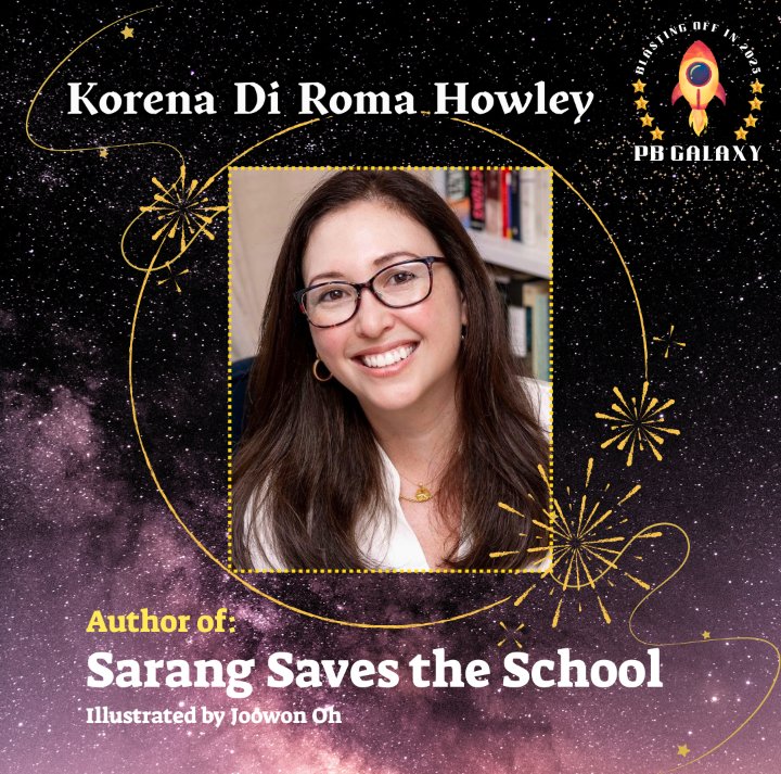 PB Galaxy (@pbgalaxy25) on Twitter photo Introducing PB Galaxy crew member Korena Di Roma Howley! <a href="/korenahowley/">Korena Di Roma Howley</a>
πβ¨ππ
Korena's debut picture book, SARANG SAVES THE SCHOOL, with illustrator Joowon Oh will be released by <a href="/Candlewick/">Candlewick Press</a> on July 8, 2025. Introducing PB Galaxy crew member Korena Di Roma Howley! <a href="/korenahowley/">Korena Di Roma Howley</a>
πβ¨ππ
Korena's debut picture book, SARANG SAVES THE SCHOOL, with illustrator Joowon Oh will be released by <a href="/Candlewick/">Candlewick Press</a> on July 8, 2025.