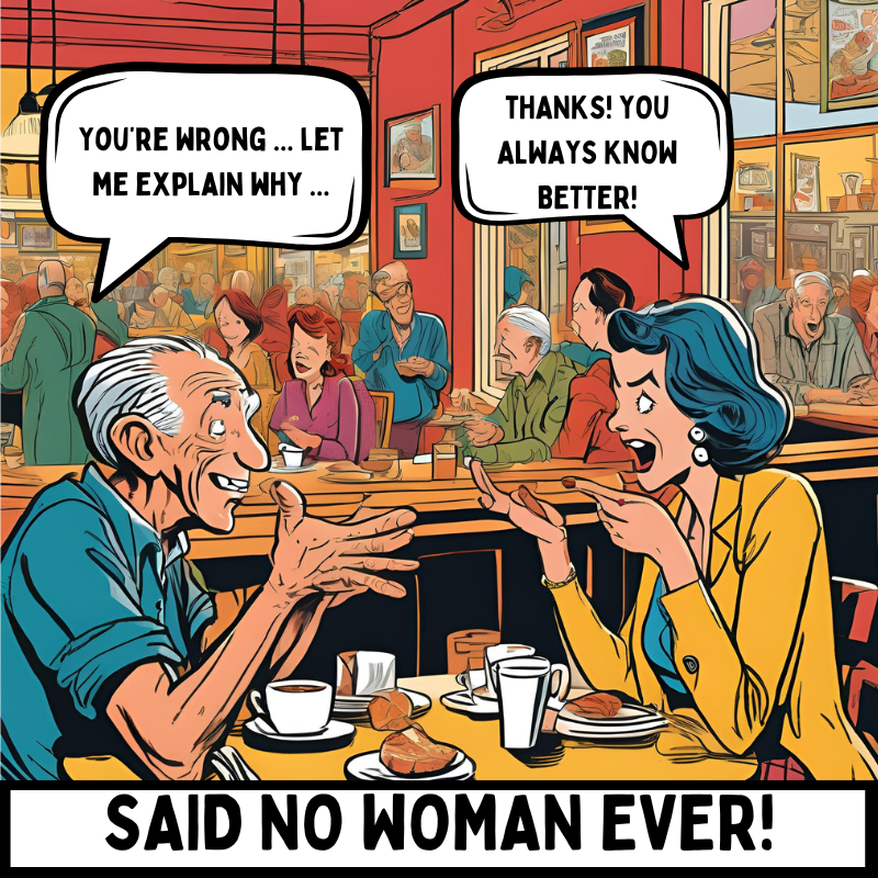 MsWonderOutLoud's tweet image. Before you mansplain my tweet to me, try reading my feed. Spoiler alert: I've already considered your 'genius' insight and concluded you're wrong. 😏 #TwitterDebates