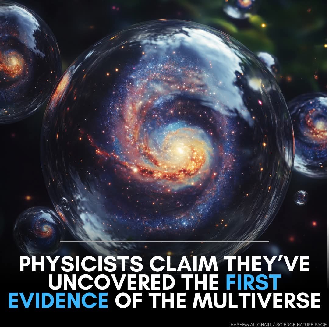 4biddnKnowledge's tweet image. The First Evidence of the Multiverse: Physcists believe they may have discovered the first evidence of the multiverse. 

The multiverse theory suggests that our universe is just one of many branching and infinite universes. To find evidence for the multiverse, scientists examined…
