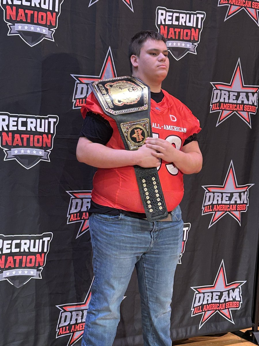 Christian Grant (@cgrant2027) on Twitter photo Game time is 10 am tomorrow! I’m so grateful for this opportunity to play in the <a href="/dreamallamerica/">Dream All-American</a> Bowl! Go Team Stars!! #dreamallamerica #classof2027 #oline #leftguard #at&tstadium Game time is 10 am tomorrow! I’m so grateful for this opportunity to play in the <a href="/dreamallamerica/">Dream All-American</a> Bowl! Go Team Stars!! #dreamallamerica #classof2027 #oline #leftguard #at&tstadium