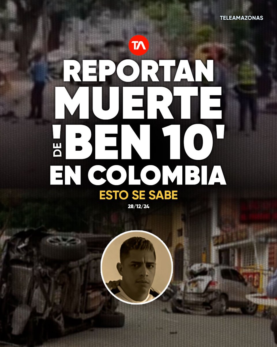 #ATENCIÓN | Medios colombianos reportan la muerte de alias 'Ben 10', cabecilla de Los Chone Killers. Esto se sabe ow.ly/EgVA50UxF47