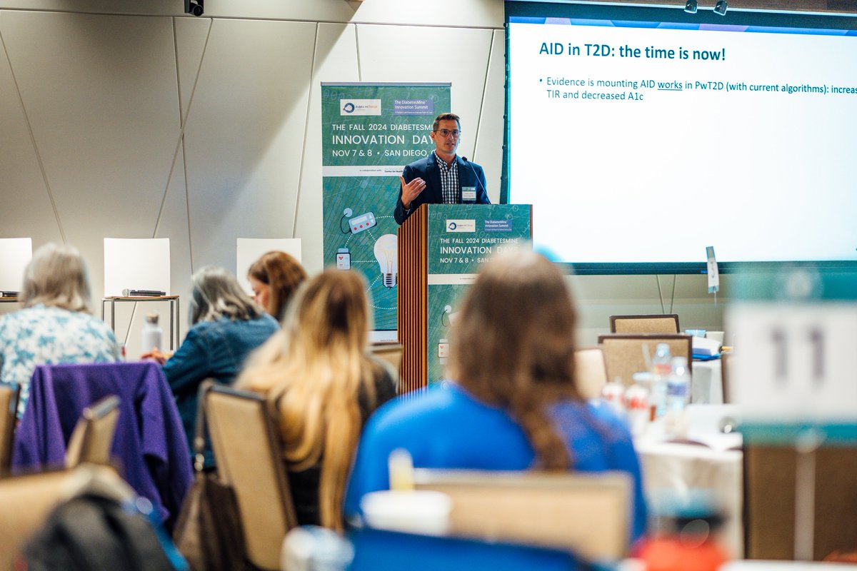 DData_Diabetes's tweet image. Our Fall &apos;24 #DData Day featured presentations on both commercial and open-source AID systems. Dr. Anders Carlson argued that the “time is now” for using these systems in #type2diabetes, following Omnipod 5’s FDA clearance for T2D in August.

#DData2024
#DData
#T1D
#T2D
#medtech