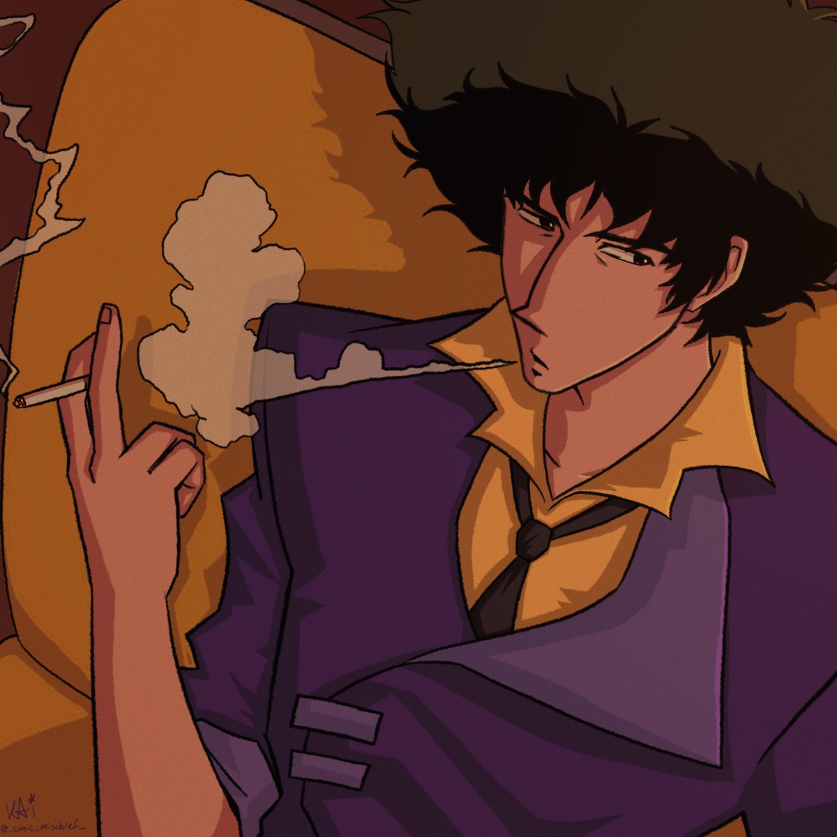 a well deserved smoke break

#cowboybebop #spikespiegel