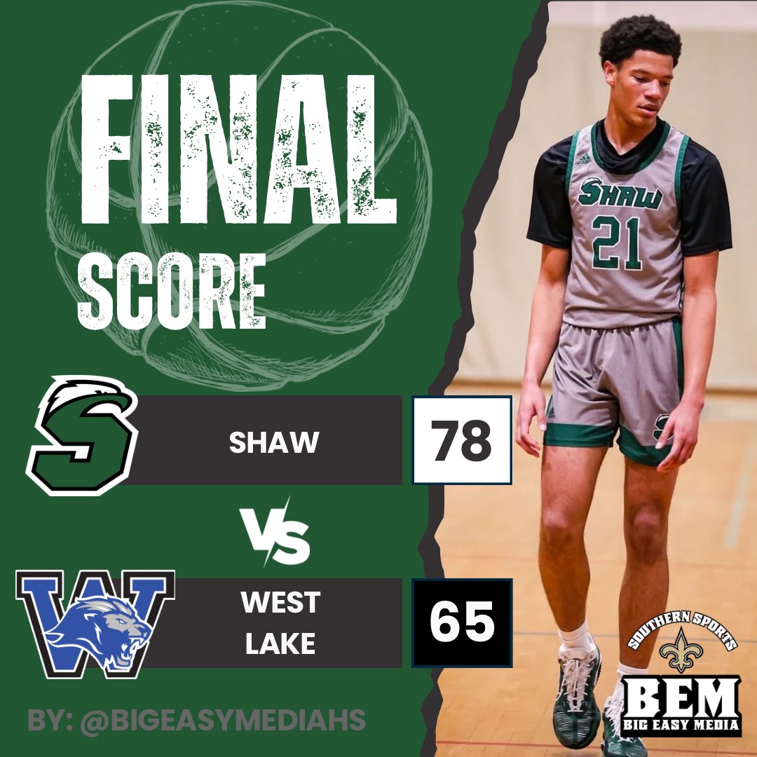 Archbishop Shaw Basketball (@basketballshaw) on Twitter photo 🚨🚨Another W!!! On to the Championship Game!! Led by <a href="/Kobebutler24/">Kobe Butler</a> with 20, <a href="/K4litty2025/">Khalil Awogboro</a> with 17, and <a href="/tristonk24/">Triston Naquin</a> with 16!! #Allin 🚨🚨Another W!!! On to the Championship Game!! Led by <a href="/Kobebutler24/">Kobe Butler</a> with 20, <a href="/K4litty2025/">Khalil Awogboro</a> with 17, and <a href="/tristonk24/">Triston Naquin</a> with 16!! #Allin