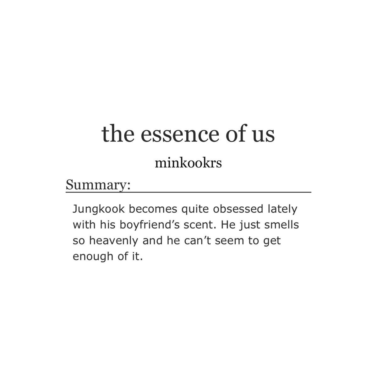 minkookrs's tweet photo. 『 the essence of us 』 • 2,9k drabble • complete

⤫ gifted to @Thekaliwali 
⤫ written for @Iampsv1 Kris Kringles 2024 
⤫ a/b/o, A!JK, O!JM
⤫ established relationship, tooth rooting fluff, unplanned pregnancy, kissing 

⤫ [⛓️‍💥] https://t.co/3EPwPl9cET https://t.co/gkqkFTDvvR