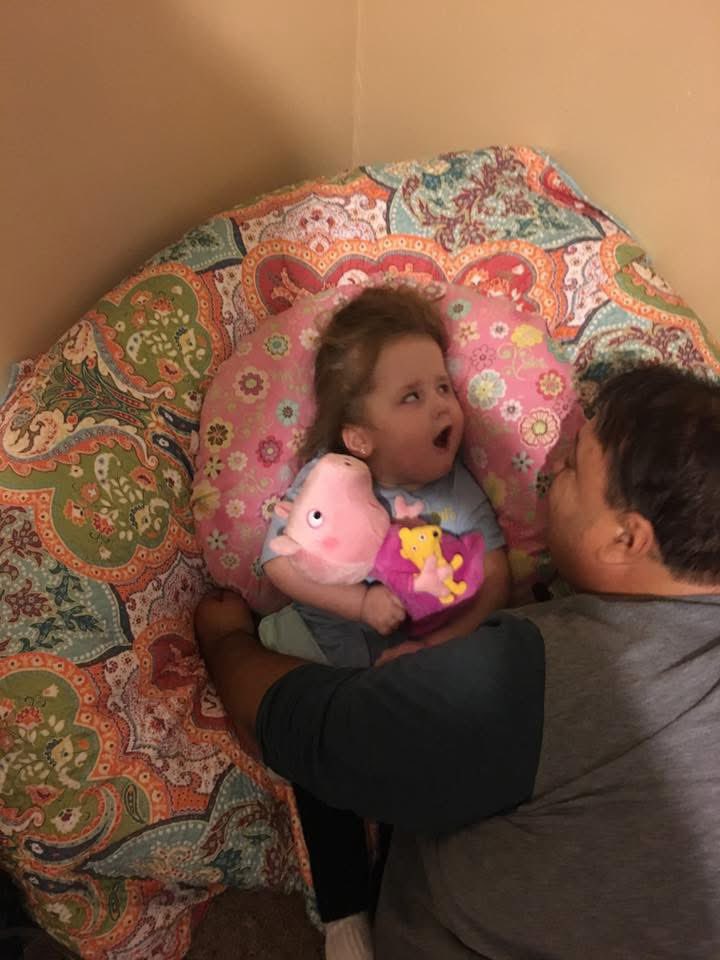 I can’t believe my goofy, big hearted, sweet Daddy is gone. Braylee adored him and I know they’re together again but my heart will never be the same. My heart is shattered. Never take your parents for granted.