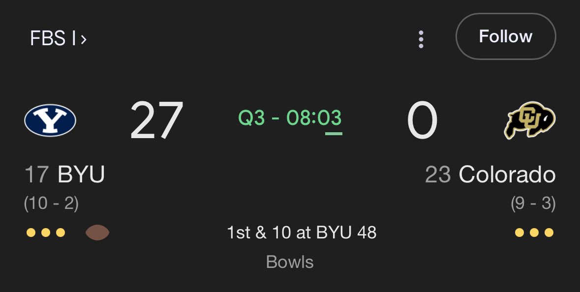 I don’t think a team with “two Heisman candidates” does this.