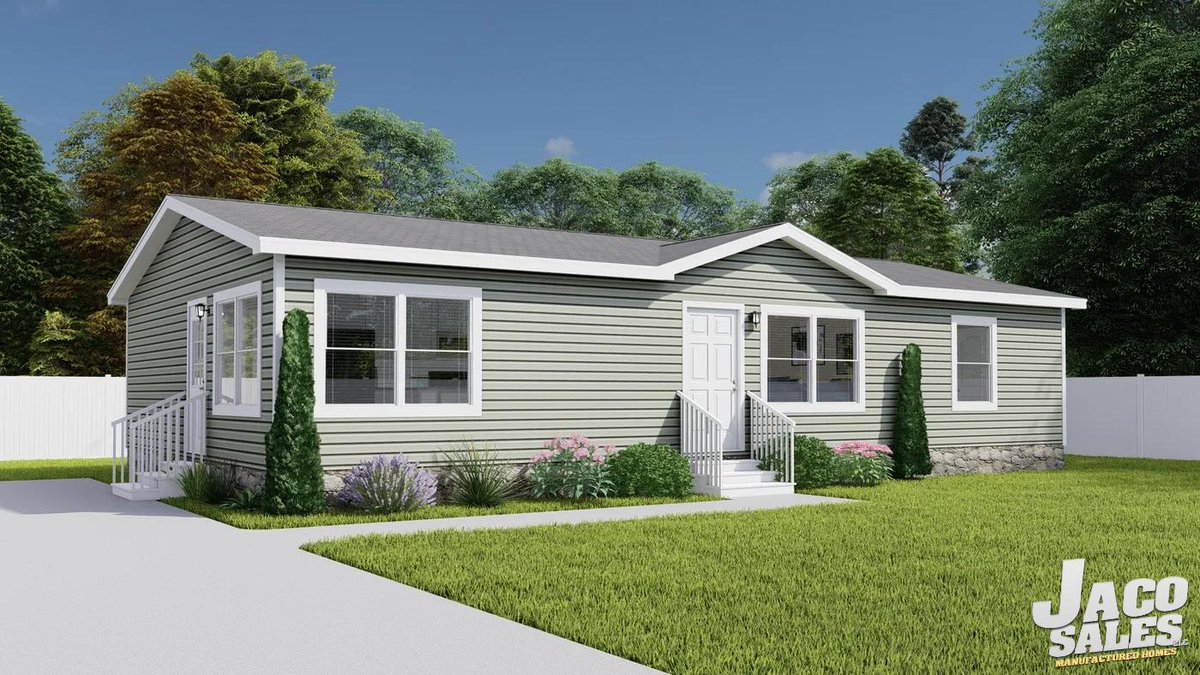 JacoAlexCity's tweet photo. COUT SALE and REDUCED $5000 The Northshore is a 28 x 48 3 bedroom 2 bath double wide. Great floor plan that is budget friendly. Price  of $ 109,900 includes pad construction up to $3000, deliver and set, New Heat pump installed, vinyl skirting installed, steps, sales tax and a... https://t.co/jFfREQt8EI