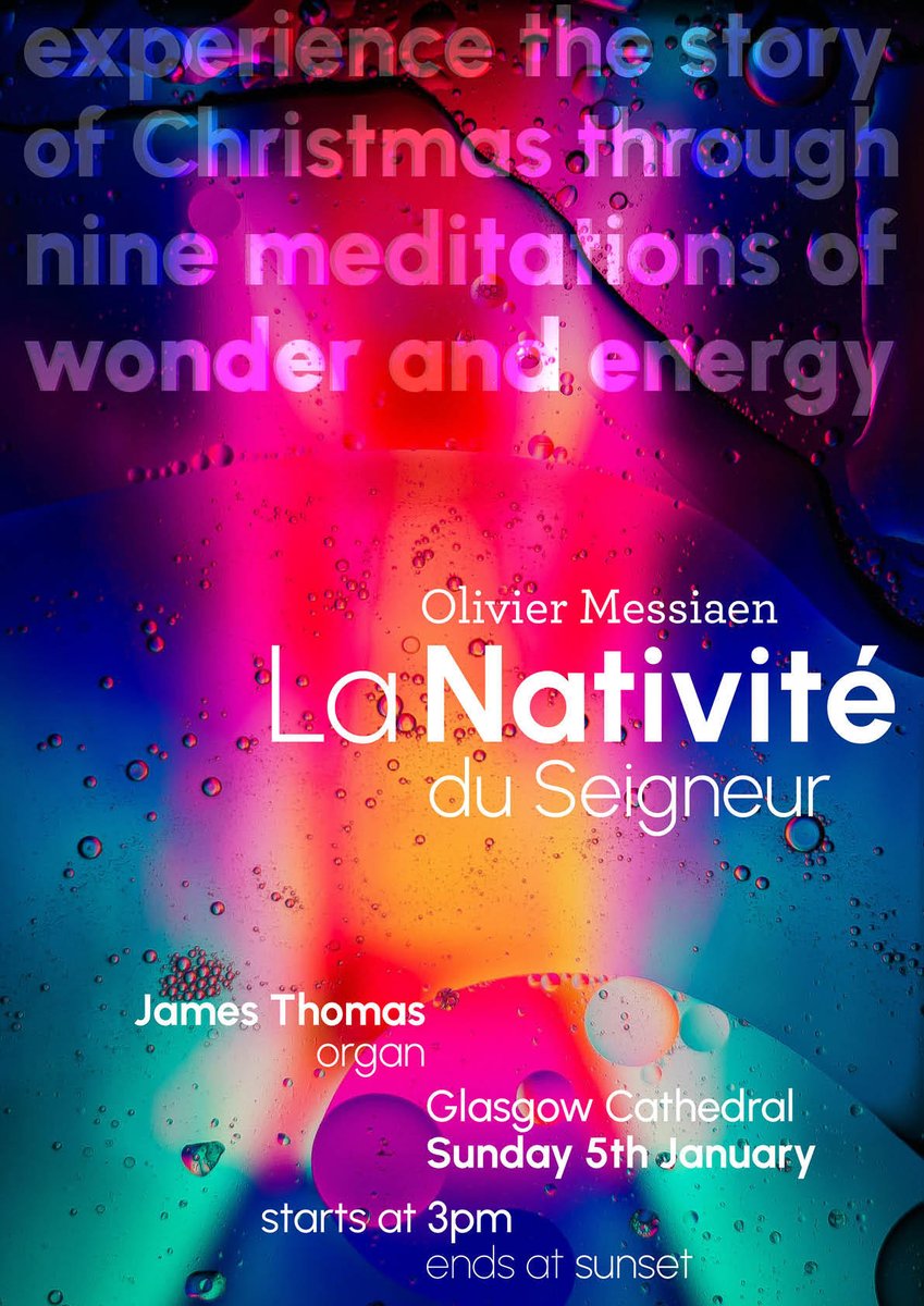 Organ Recital by James Thomas <a href="/GlasgowHighKirk/">Glasgow Cathedral (St Mungo's or High)</a> Sunday 5th January, 3 pm