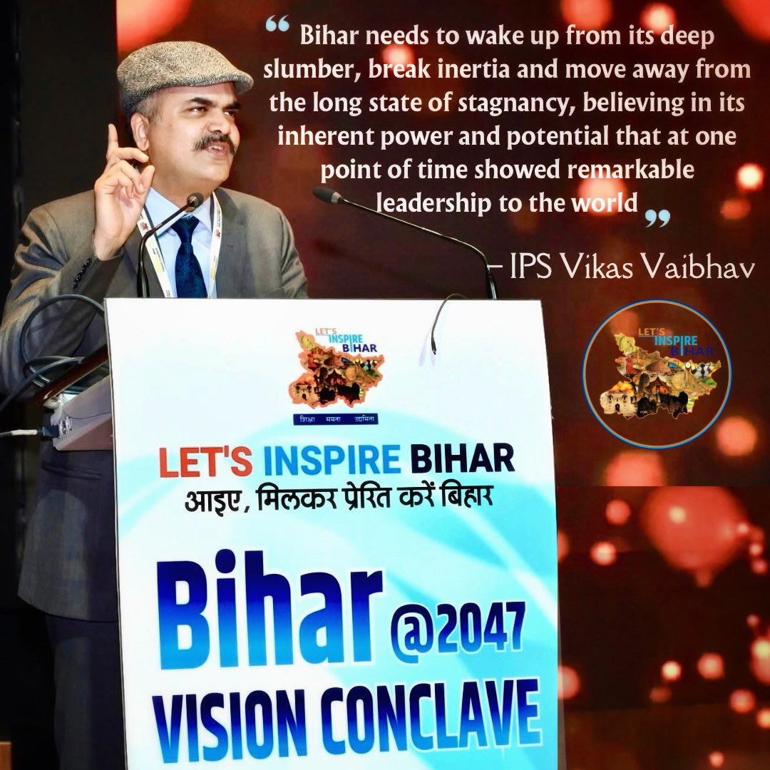 LIBLiterary's tweet image. Historic Bihar@2047 #VisionConclave Season 2 at #BharatMandapam #NewDelhi under @lib_central initiative,
@vikasvaibhavips 

Let the blaze for positive change remain aflame! 
Potential power, intense impact, and immense inspiration!

#LetsInspireBihar #NamasteBihar