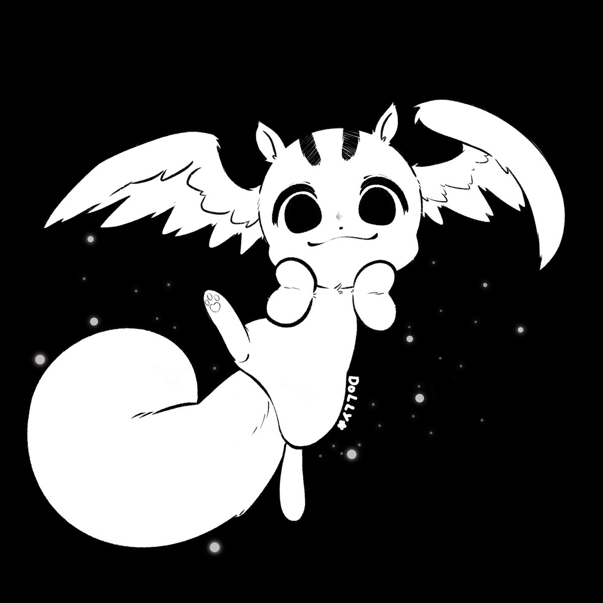 just a lil doodle today of angel jjoongrami :3