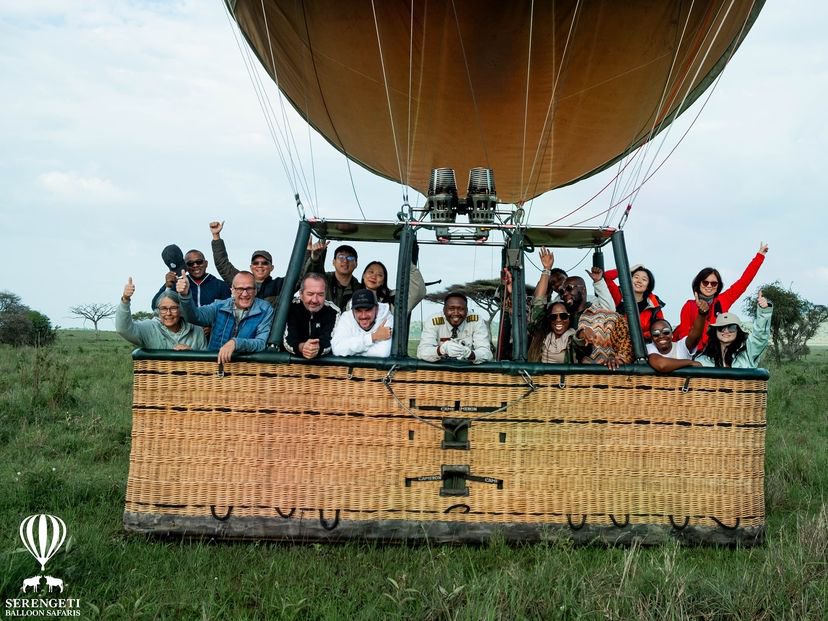 3. Serengeti balloon safaris