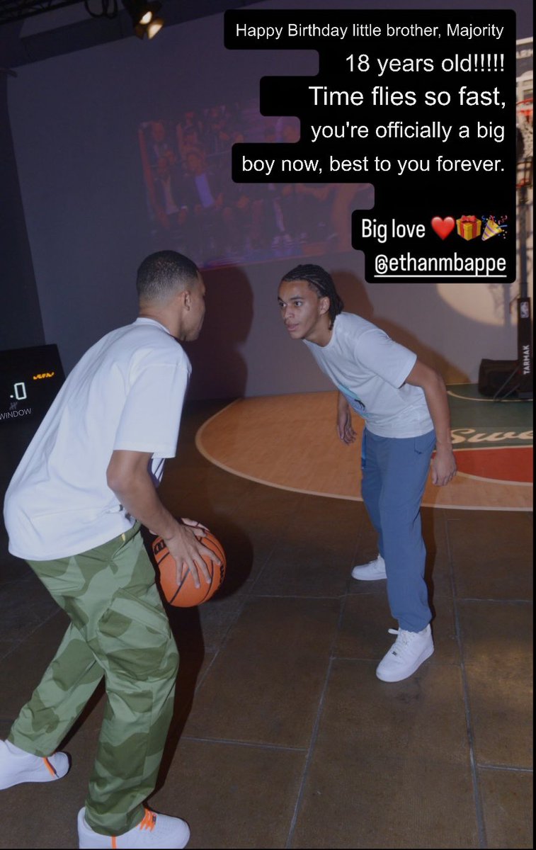 Kylian wishing birthday to Ethan 🥹❤️