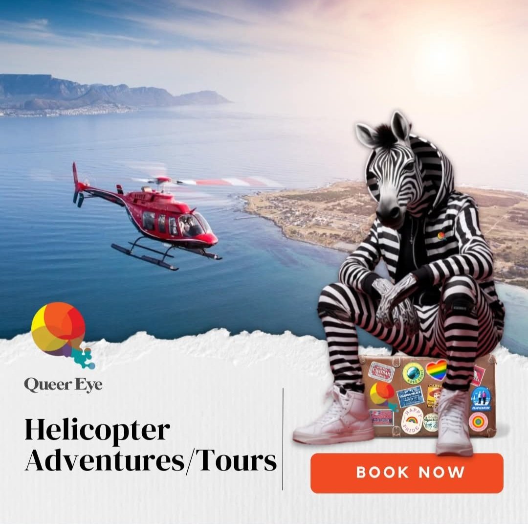 QUEER EYE TOURS - Elevate your experience with one of our Helicopter Packages - See our Beautiful City from above!... 💯🚁

queereyetours.com/trip/elevate-y…

CAPE TOWN / SOUTH AFRICA / AFRICA