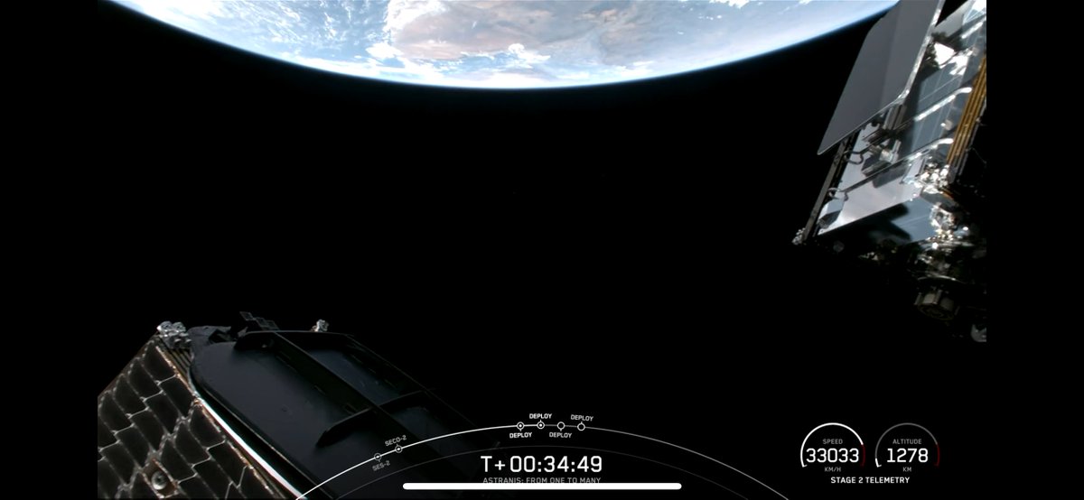 John Gedmark (@gedmark) on Twitter photo Great news-- we have acquired and established command authority over all four spacecraft.
We'll keep you all posted as these missions continue to progress.
Thanks for the ride, <a href="/SpaceX/">SpaceX</a>. Hell of a launch. Great news-- we have acquired and established command authority over all four spacecraft.
We'll keep you all posted as these missions continue to progress.
Thanks for the ride, <a href="/SpaceX/">SpaceX</a>. Hell of a launch.
