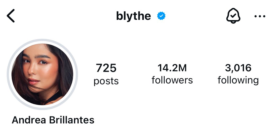 ddrewies's tweet photo. andrea brillantes, blythe’s new icon on instagram https://t.co/cHeJXQfnXn