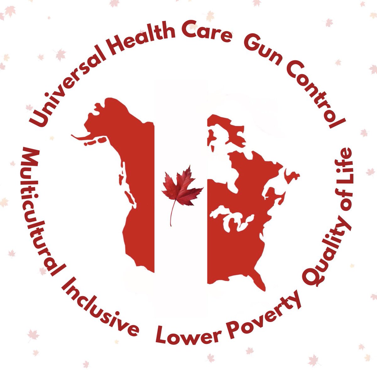 SharonBurnabyBC's tweet photo. 🇨🇦 Should the USA become the 4th Canadian territory? 🇨🇦
Universal health care, gun control, multicultural, 
inclusive, lower poverty, quality of life and more!
#Canada #Trudeau #USA #Trump https://t.co/e0NJ9ASb5X